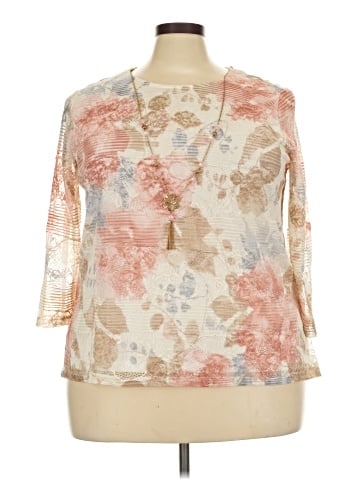 Alfred Dunner 3/4 Sleeve Blouse (view 1)