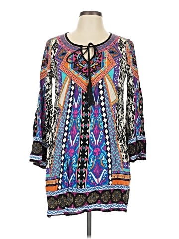Flying Tomato 3/4 Sleeve Blouse (view 1)