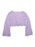 Speechless Purple Pullover Sweater Size 10 - photo 2