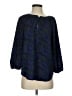 Ann Taylor 100% Polyester Blue 3/4 Sleeve Blouse Size XS - photo 1