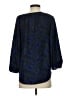 Ann Taylor 100% Polyester Blue 3/4 Sleeve Blouse Size XS - photo 2