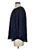 Ann Taylor 100% Polyester Blue 3/4 Sleeve Blouse Size XS - photo 5