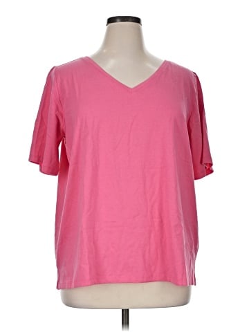 Susan Graver Short Sleeve T-Shirt (view 1)