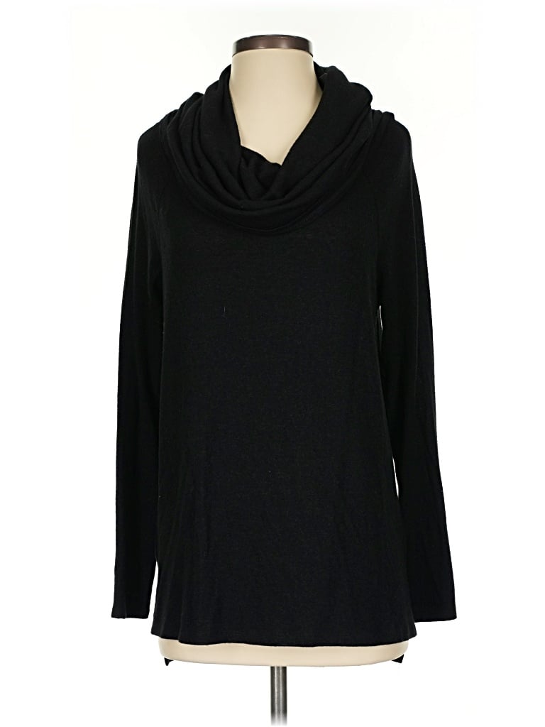 Gibson Look Turtleneck Sweater In Black
