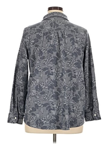 Lands' End Long Sleeve Button-Down Shirt (view 2)