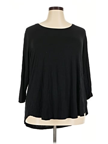 JM Collection 3/4 Sleeve T-Shirt (view 1)