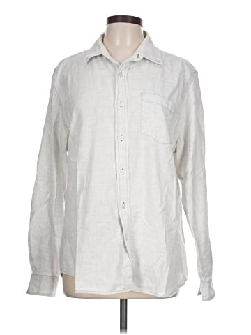 Adriano Goldschmied Long Sleeve Button-Down Shirt (view 1)