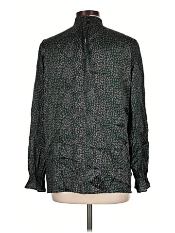 Tucker Long Sleeve Silk Top (view 2)