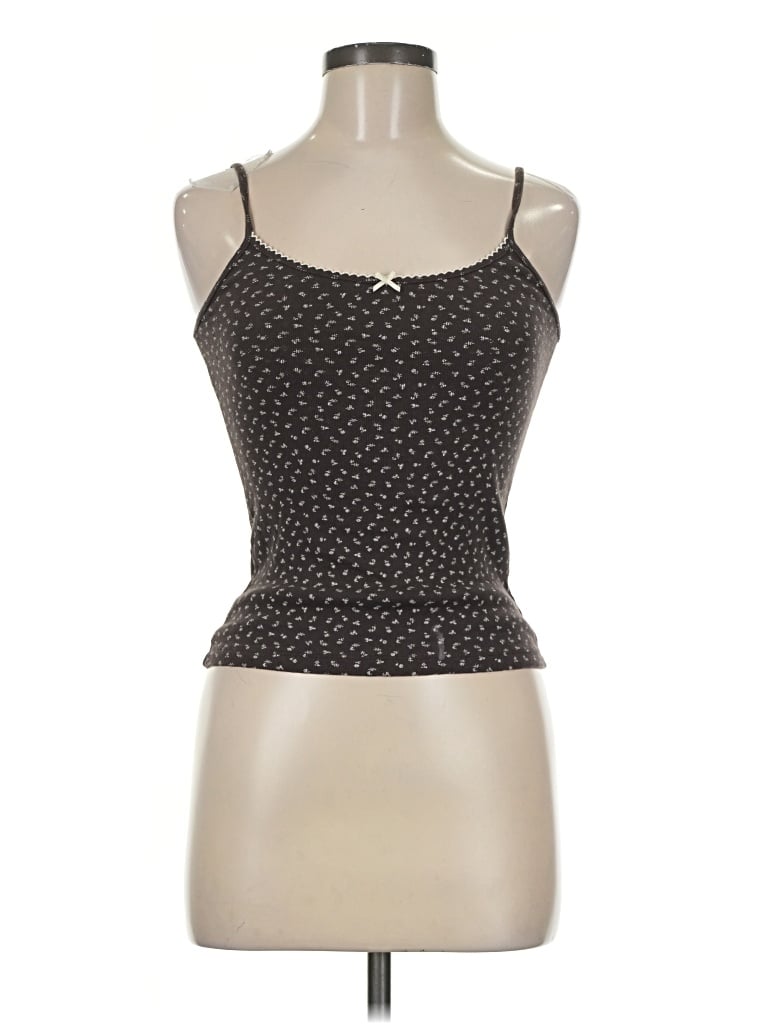 Pre-owned John Galt Sleeveless Top Black Sweetheart Neckline Tops