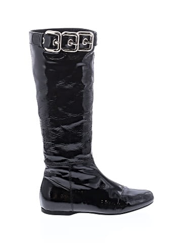 Miu Miu Patent Leather Boots (view 1)