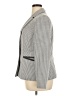 Le Suit 100% Polyester Houndstooth Gray Blazer Size 16 - photo 5