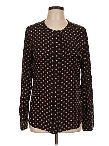 Equipment Long Sleeve Blouse (view 1)