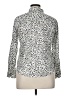 Talbots Animal Print Ivory 3/4 Sleeve Blouse Size 14 Petite - photo 2