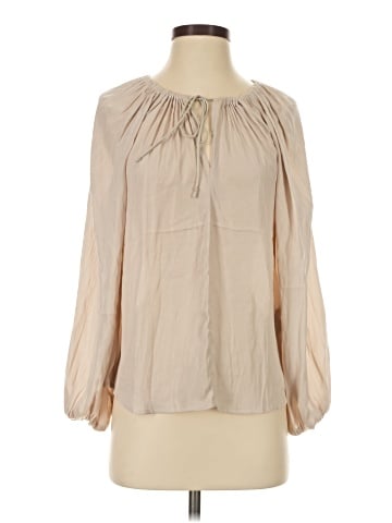 Joan Vass New York Long Sleeve Blouse (view 1)