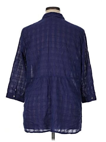 J.Jill 3/4 Sleeve Button-Down Shirt (view 2)