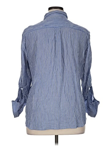 Ann Taylor LOFT Outlet 3/4 Sleeve Button-Down Shirt (view 2)