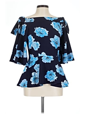Essentials by Milano 3/4 Sleeve Blouse (view 1)