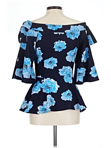 Essentials by Milano 3/4 Sleeve Blouse (view 2)
