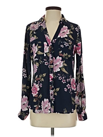 Candie's Long Sleeve Blouse (view 1)