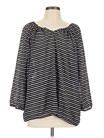 MULTIPLES Long Sleeve Blouse (view 1)
