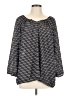 MULTIPLES 100% Polyester Black Long Sleeve Blouse Size L (estimated) - photo 1