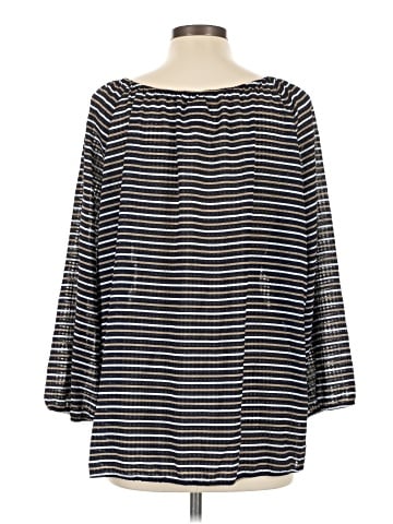 MULTIPLES Long Sleeve Blouse (view 2)