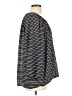 MULTIPLES 100% Polyester Black Long Sleeve Blouse Size L (estimated) - photo 4