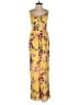 Xhilaration Floral Yellow Jumpsuit Size S - photo 1