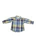 Chaps Plaid Yellow Long Sleeve Button-Down Shirt 6-9 MO / 9 MO - photo 1