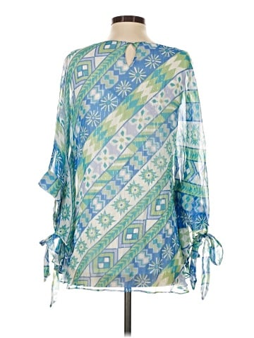 Bob Mackie Long Sleeve Blouse (view 2)