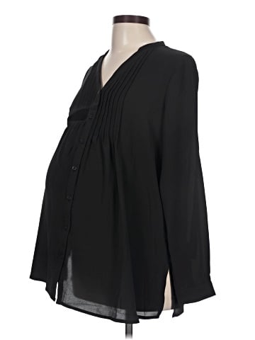 Indigo Poppy 3/4 Sleeve Blouse (view 1)