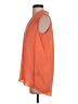 Context 100% Polyester Orange Sleeveless Blouse Size S - photo 5