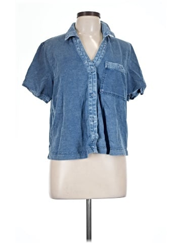 Jane and Delancey Short Sleeve Button-Down Shirt (view 1)
