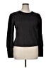 DKNY Jeans Metallic Black Pullover Sweater Size XL - photo 1