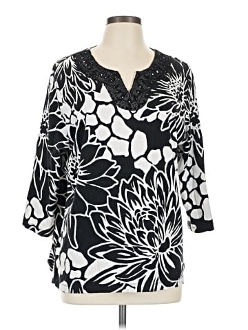 Alfred Dunner 3/4 Sleeve Blouse (view 1)