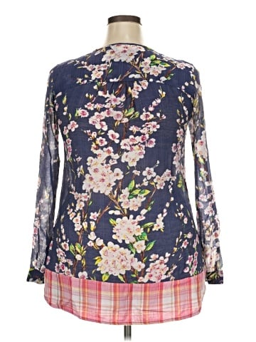 Soft Surroundings Long Sleeve Blouse (view 2)