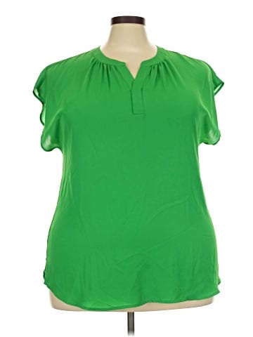 Roz & Ali Short Sleeve Blouse (view 1)