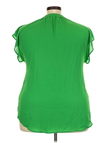 Roz & Ali Short Sleeve Blouse (view 2)