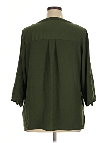By Design 3/4 Sleeve Blouse (view 2)