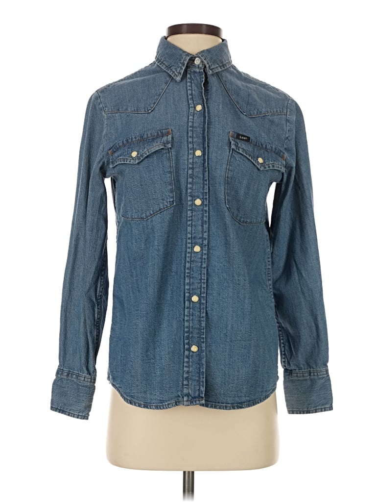 Pre-owned Lee Denim Jacket In Blue