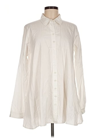 CAbi Long Sleeve Button-Down Shirt (view 1)