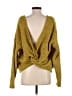 Forever 21 Metallic Gold Pullover Sweater Size S - photo 2