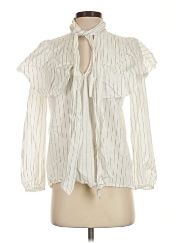Thomas Mason for J.Crew Long Sleeve Blouse (view 1)