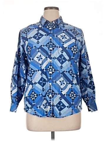 Lands' End Long Sleeve Button-Down Shirt (view 1)