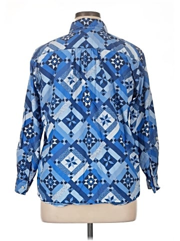 Lands' End Long Sleeve Button-Down Shirt (view 2)