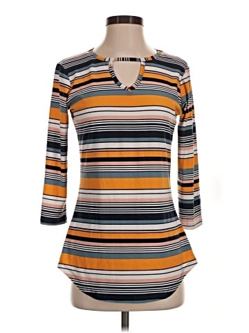 Bobbie Brooks Long Sleeve Polo (view 1)