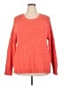 Seven7 100% Polyester Orange Pullover Sweater Size XL - photo 1