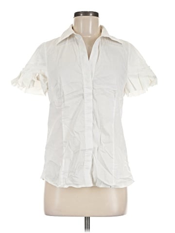 BCBGMAXAZRIA Short Sleeve Blouse (view 1)