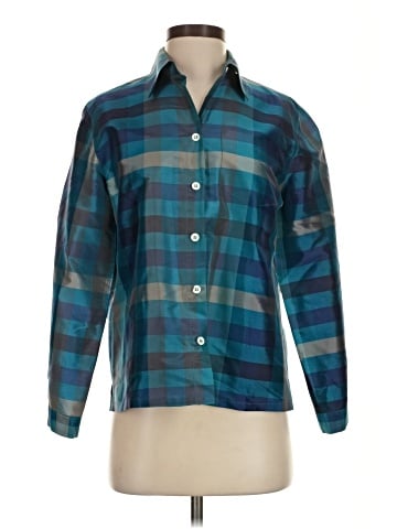 Napa Valley Long Sleeve Silk Top (view 1)