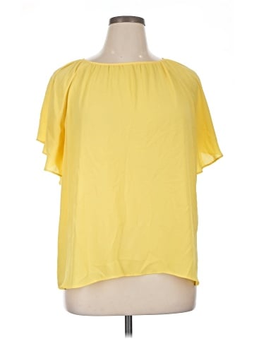 Ann Taylor Factory Short Sleeve Blouse (view 1)